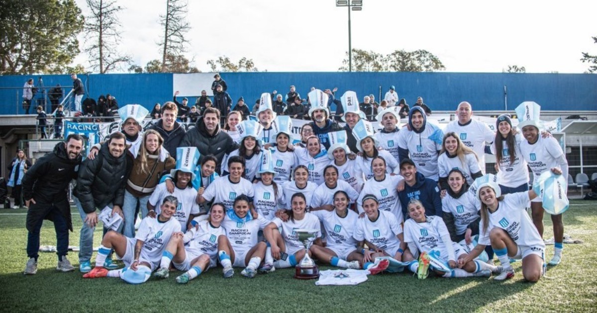 Racing hace historia: primer título en el fútbol femenino tras vencer a San Luis