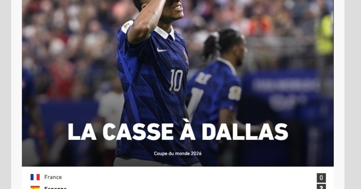 Francia llora la eliminación: “El desastre de Dallas” y el foco en Mbappé