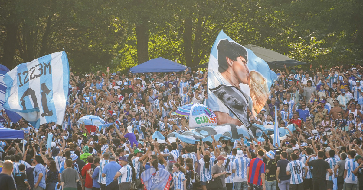 La marea albiceleste inunda Atlanta: la pasión de los hinchas argentinos no tiene fronteras