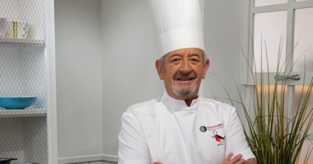 Karlos Arguiñano: 'De chico, mi madre me enseñó a pelar patatas y a pasar la salsa de tomate'