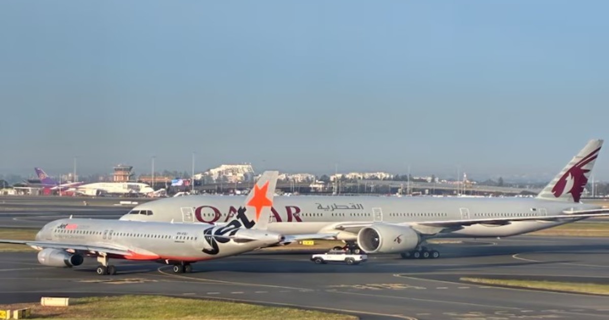 Susto en Sídney: dos aviones de línea estuvieron a punto de chocar en plena pista