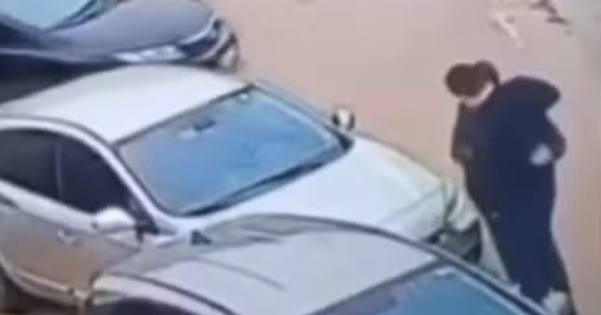Choque en Brasil termina con abrazo entre conductores