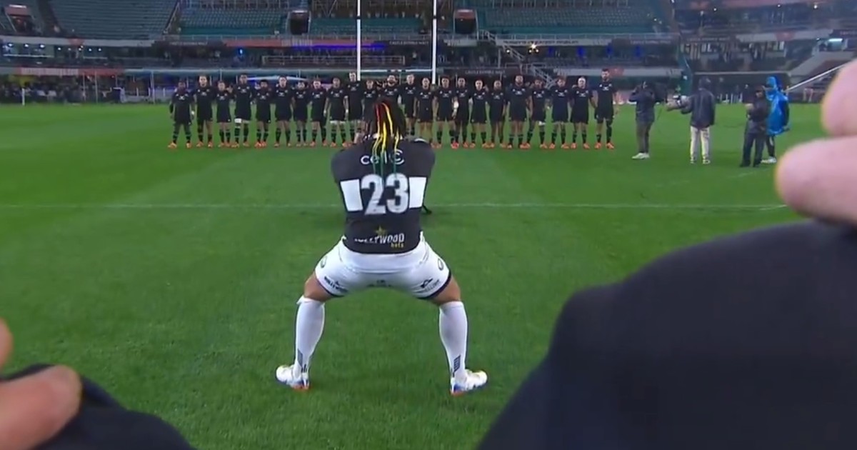 Ma’a Nonu emocionó al mundo del rugby: se enfrentó solo al haka de los All Blacks