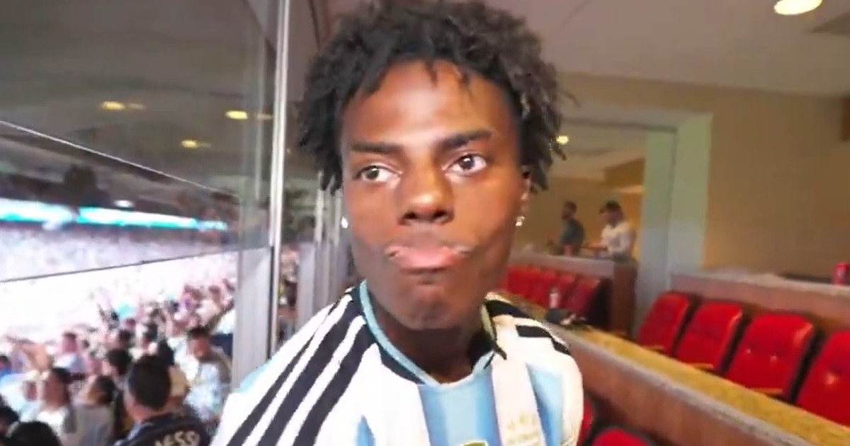 El streamer Speed se puso la camiseta argentina y se fue con bronca