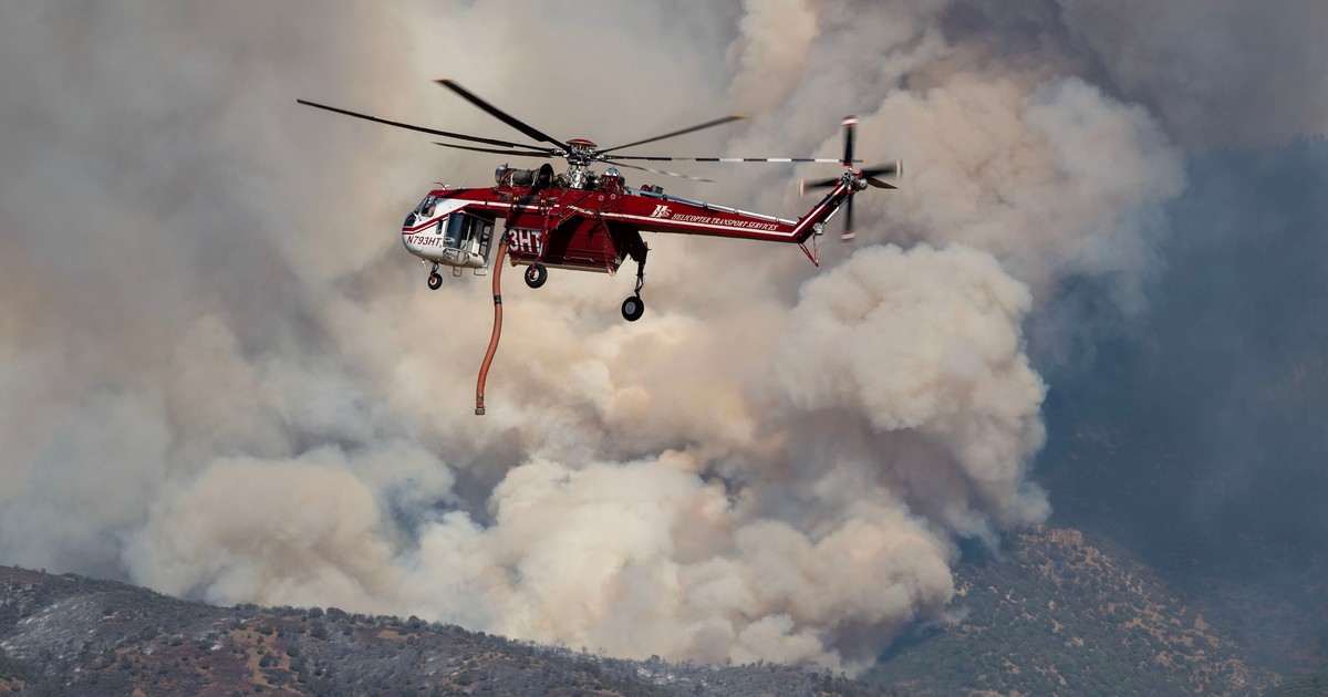 Tragedia en Utah: murieron los pilotos del helicóptero que cayó durante el combate al incendio