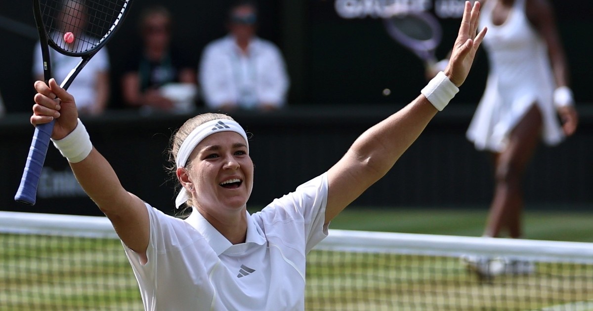 Final checa en Wimbledon: Muchova y Noskova buscan su primer título en el All England Club