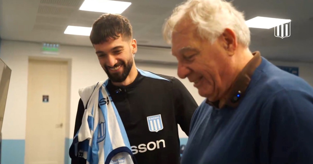 Racing presentó a Lautaro Díaz, el hijo del 'Ropero' que cumple el sueño de su papá