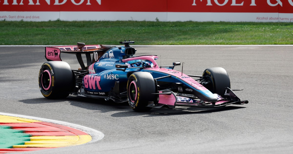 Pierre Gasly destruyó su Alpine en la FP2 de Bélgica, justo después de que Colapinto marcara su mejor vuelta