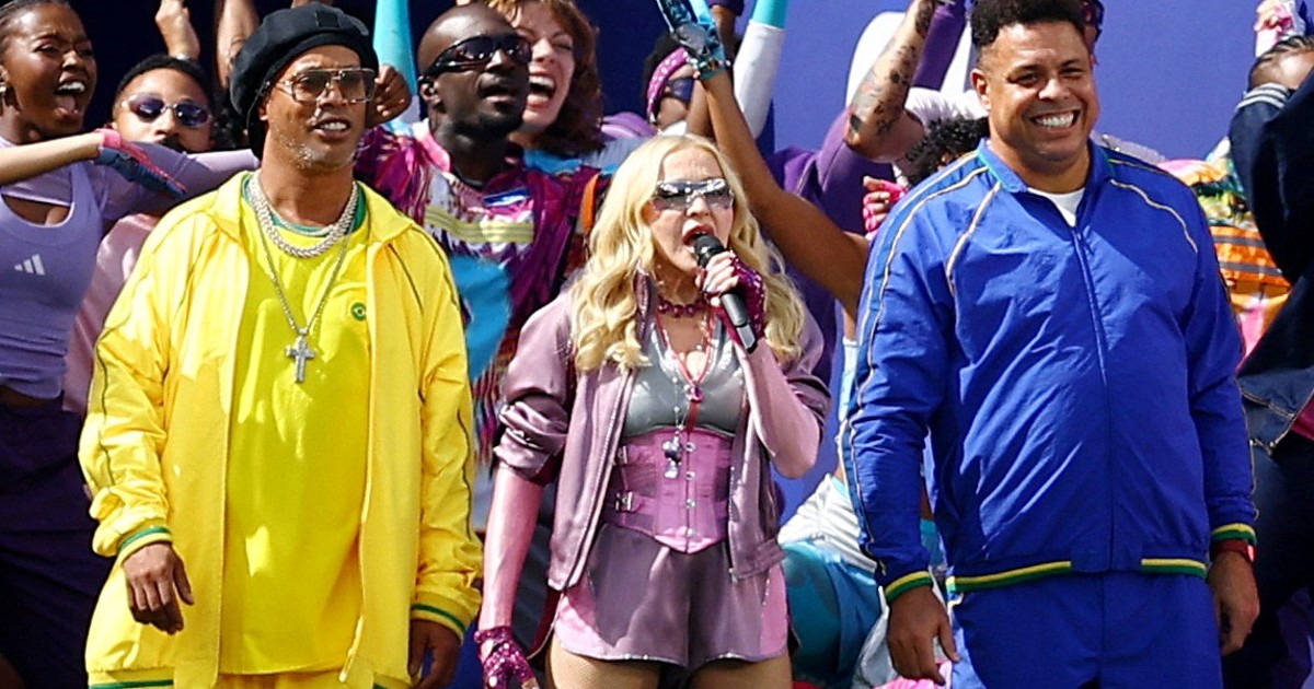 Madonna, Ronaldinho y Ronaldo encabezaron un show de medio tiempo épico en la final del Mundial 2026