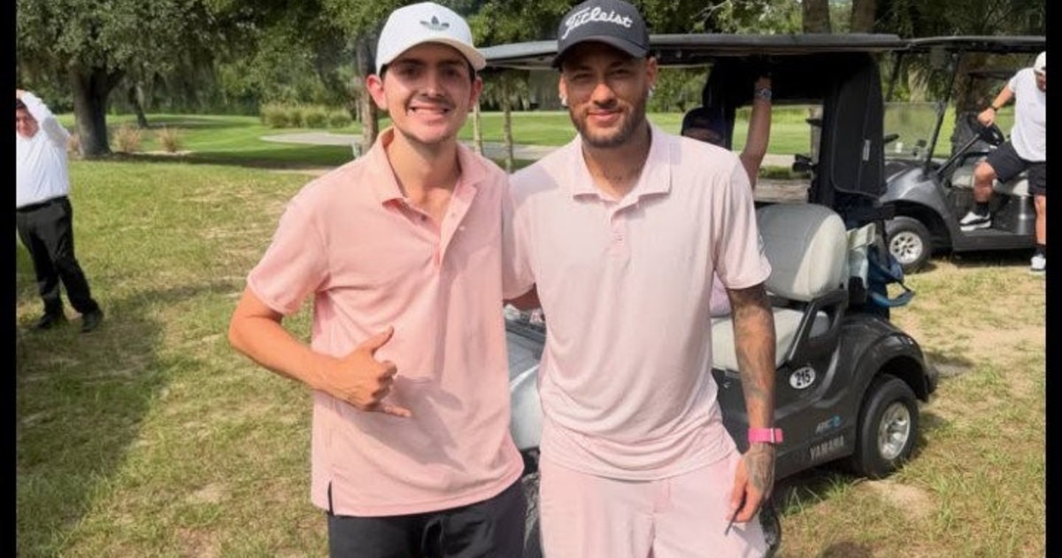 Neymar ya disfruta del golf en Florida tras su adiós a la selección brasileña