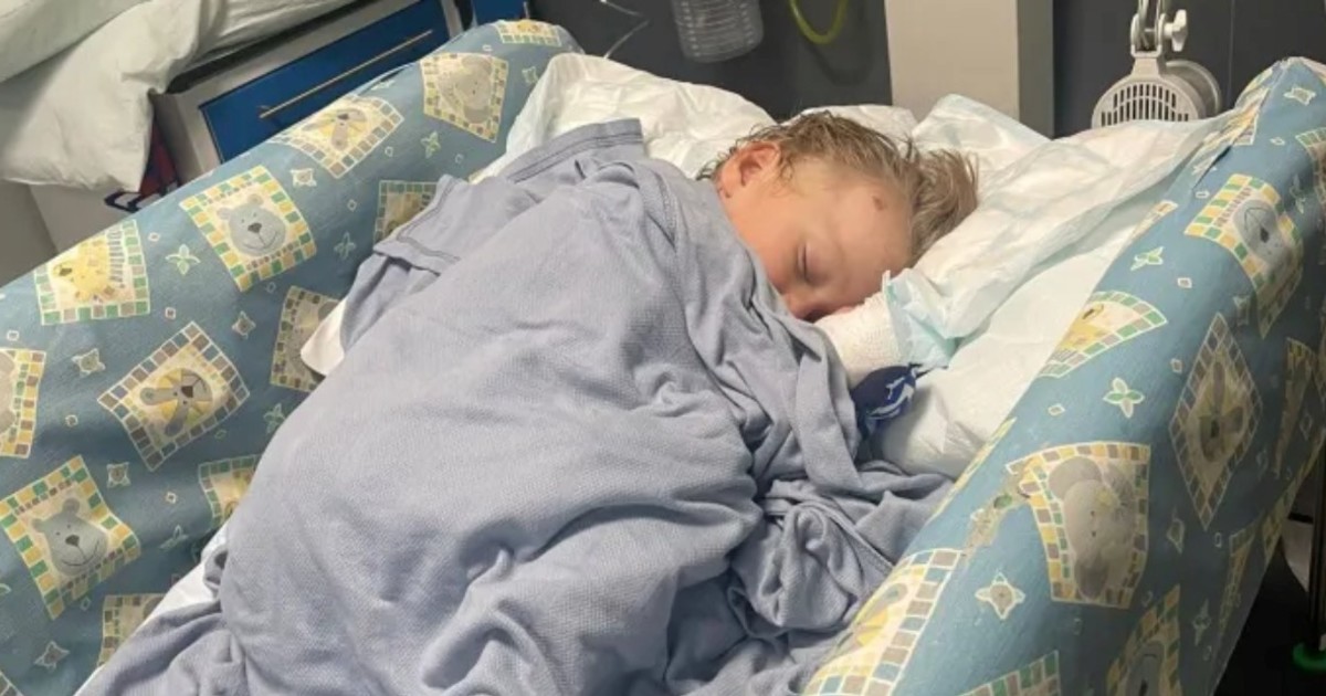 Padre luchó contra un mastín para salvar a su hijo de 4 años de un ataque en el jardín