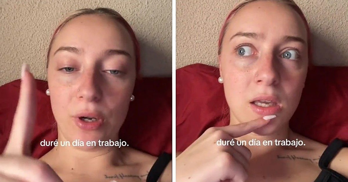 Paula, 23: renunció a su trabajo al primer día y se volvió viral