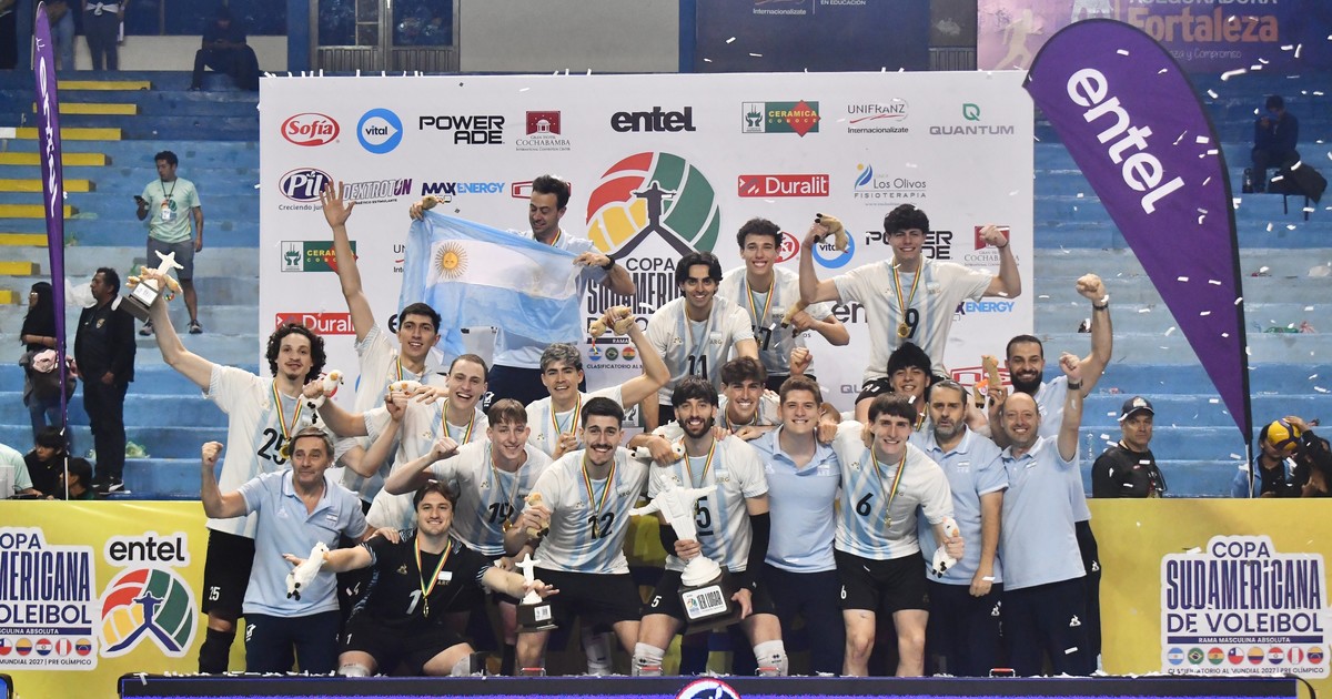 Argentina derrota a Brasil, conquista la Copa Sudamericana de Vóleibol y asegura un triplete de clasificaciones