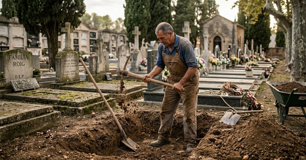Albert Gaja, el sepulturero que convive con la muerte: “A veces abrimos nichos y aparecen cuerpos momificados”