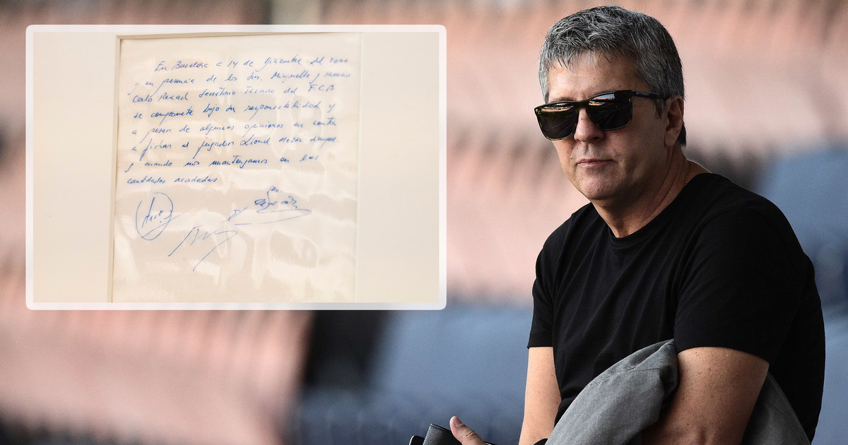 La servilleta que cambió la historia: el primer contrato de Messi con el Barcelona