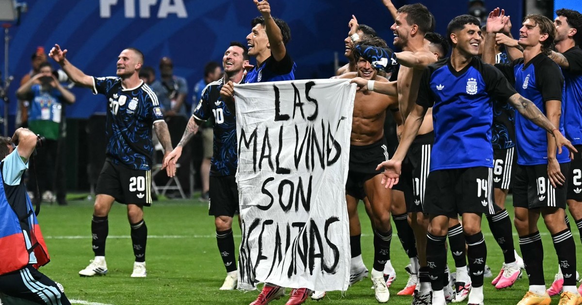 FIFA investiga a Argentina por bandera de Malvinas e incidentes en la final