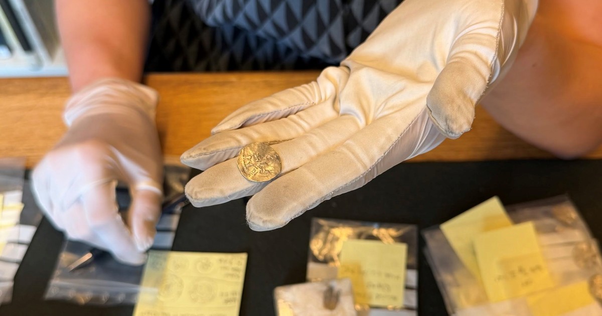 Revelan la cantidad de monedas del mayor tesoro vikingo hallado en Noruega