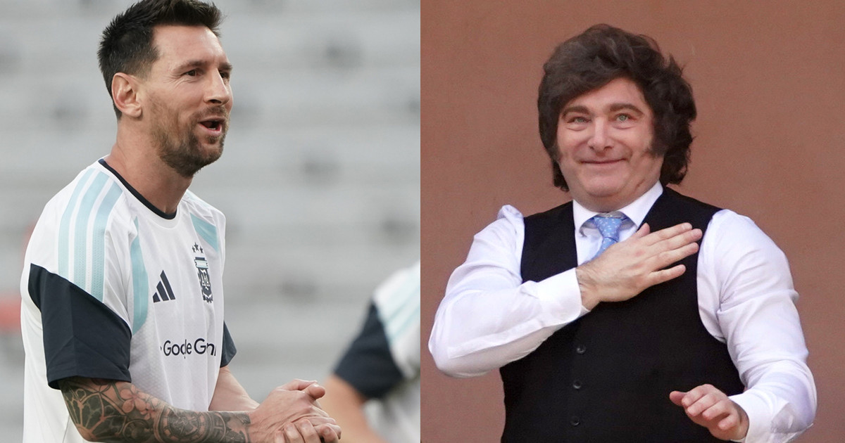 Milei le manda fuerzas a Messi y opina sobre su posible retiro