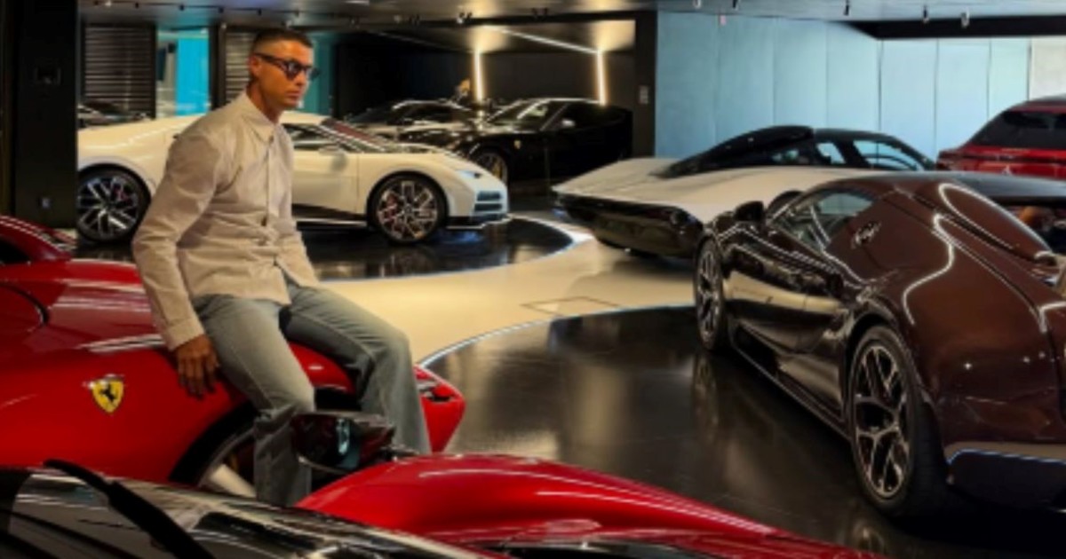 Cristiano Ronaldo muestra su garaje de ensueño: “Son mis juguetes”