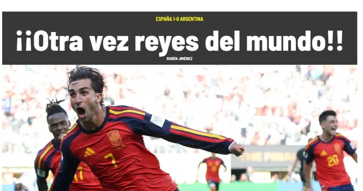 Medios españoles celebran el triunfo de su selección: 'Otra vez, reyes del mundo'