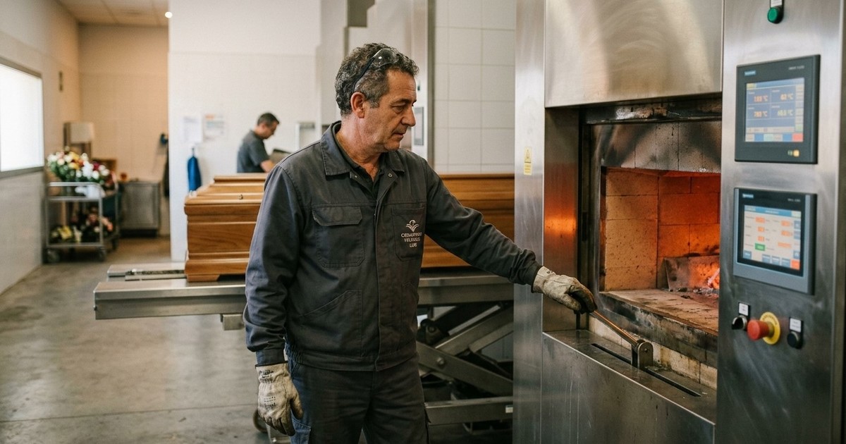Diez años frente al horno: el técnico que humaniza la incineración y desmitifica el fuego