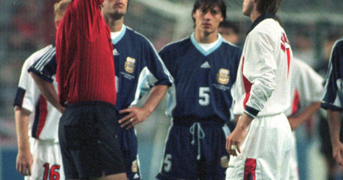 La noche en que Simeone provocó la expulsión de Beckham