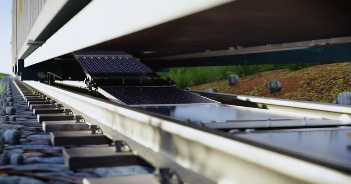 Suiza instala paneles solares entre las vías del tren y los resultados sorprenden