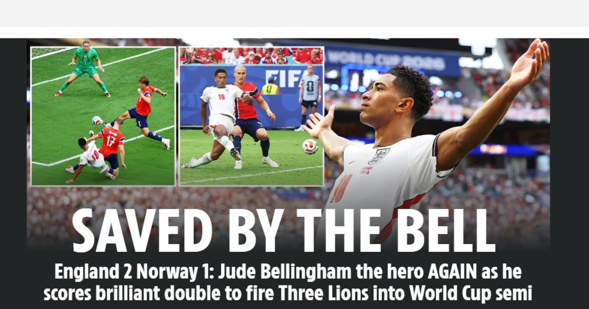La prensa inglesa se rinde ante Bellingham: “Salvados por Bell”