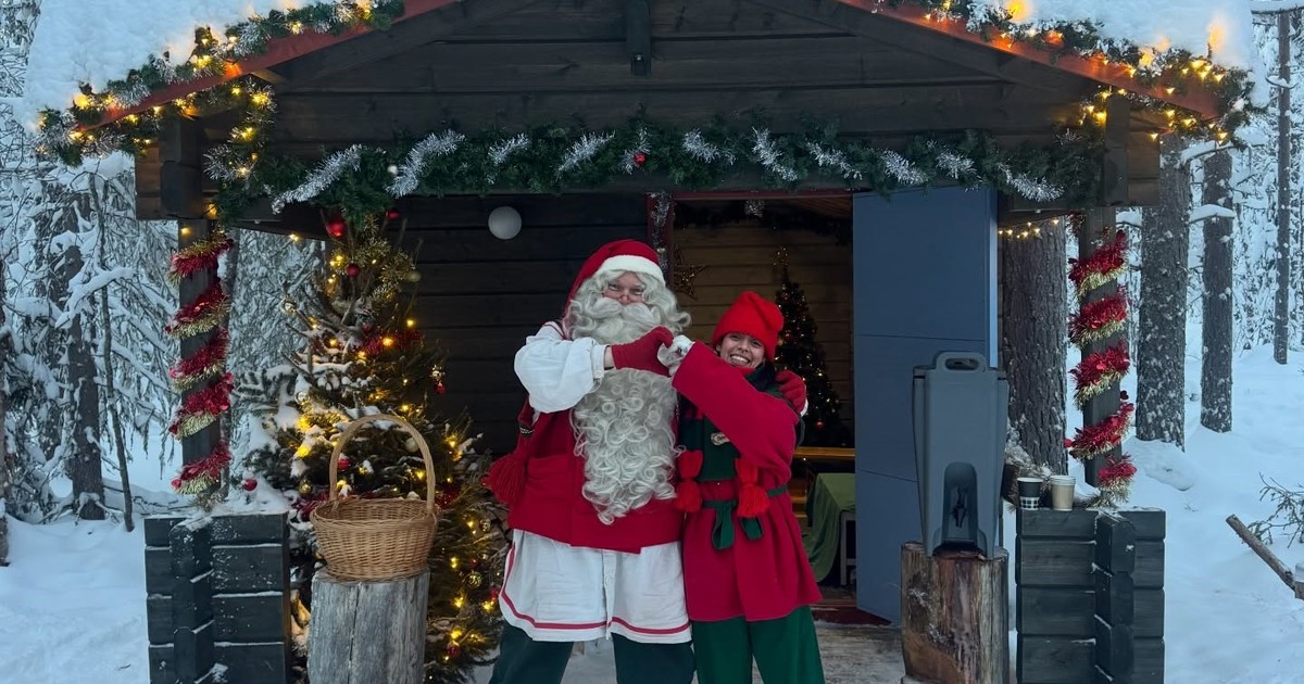 Elfa argentina en Laponia: la magia de Papá Noel y el desafío de la carne de reno