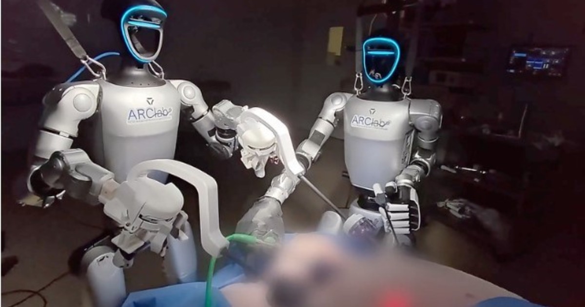 Hito médico: robots realizan cirugías exitosas en animales vivos por primera vez