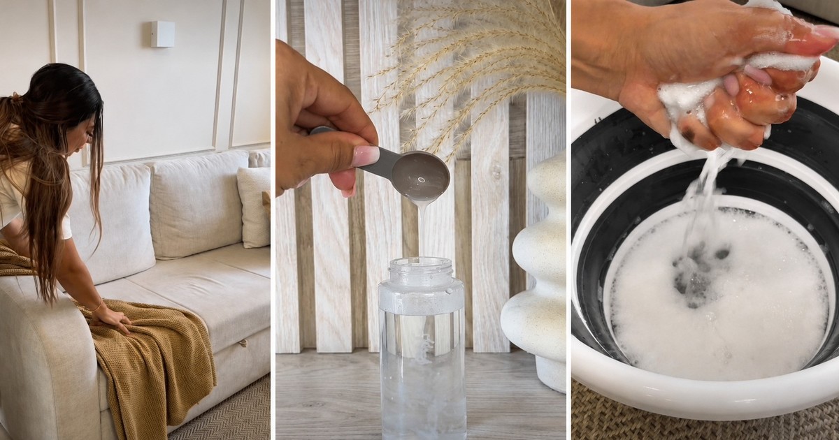 Truco casero para limpiar el sillón y dejarlo como nuevo
