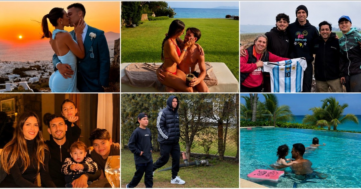 La Scaloneta disfruta del descanso: Messi en Rosario, el Dibu de aventuras y otros en playas paradisíacas