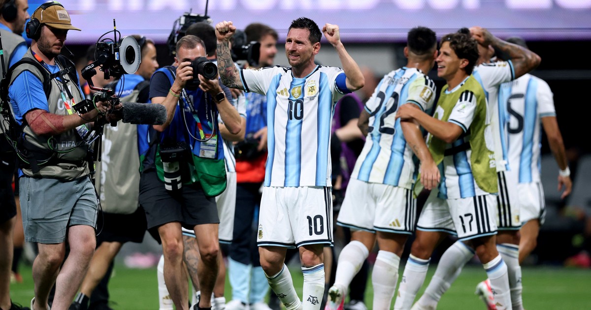 Remontada argentina ante Egipto en Atlanta: Messi, Cuti y Enzo, los héroes