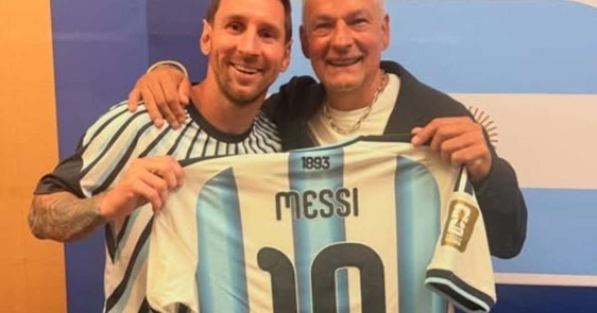 Messi le regaló su camiseta a Baggio y reavivó una amistad con origen en Guardiola