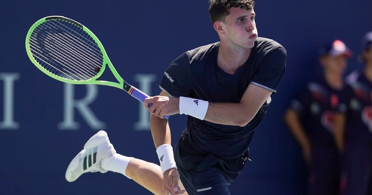 Juan Manuel Cerúndolo busca el batacazo ante Auger Aliassime en Cincinnati