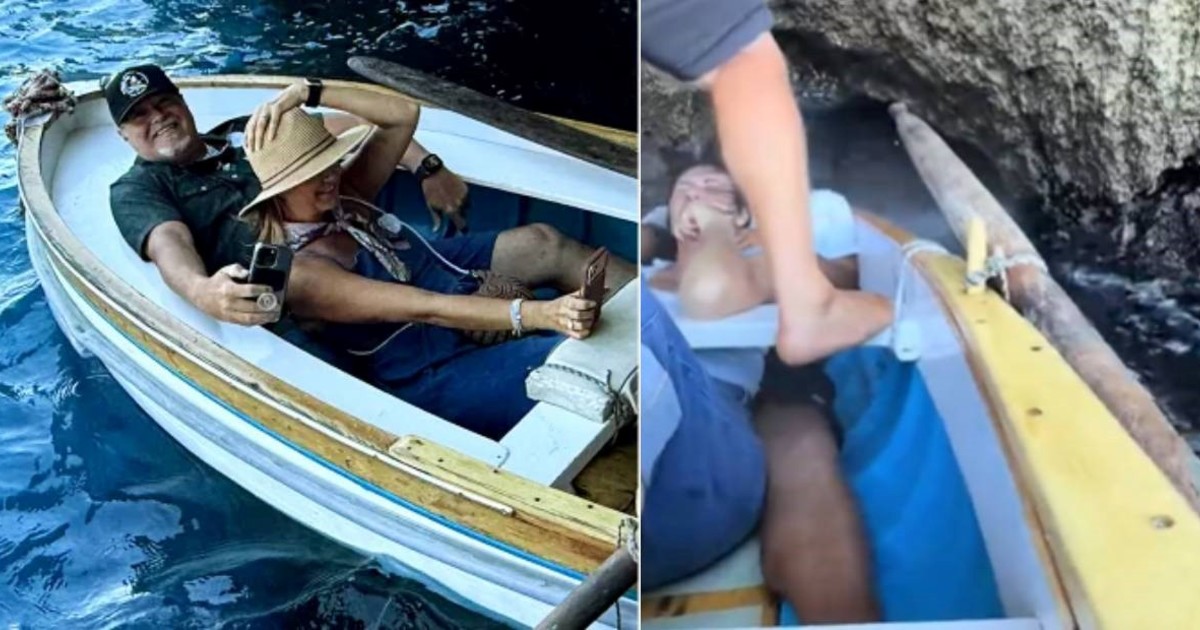 Pánico en la Gruta Azul: pareja vivió minutos de terror al quedar atrapada en la famosa cueva de Capri