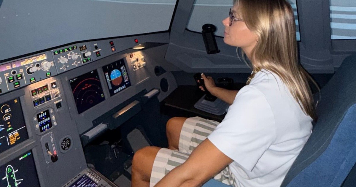 Savina Paül, piloto de Airbus 330: “Si tenés miedo a volar, sentate adelante”
