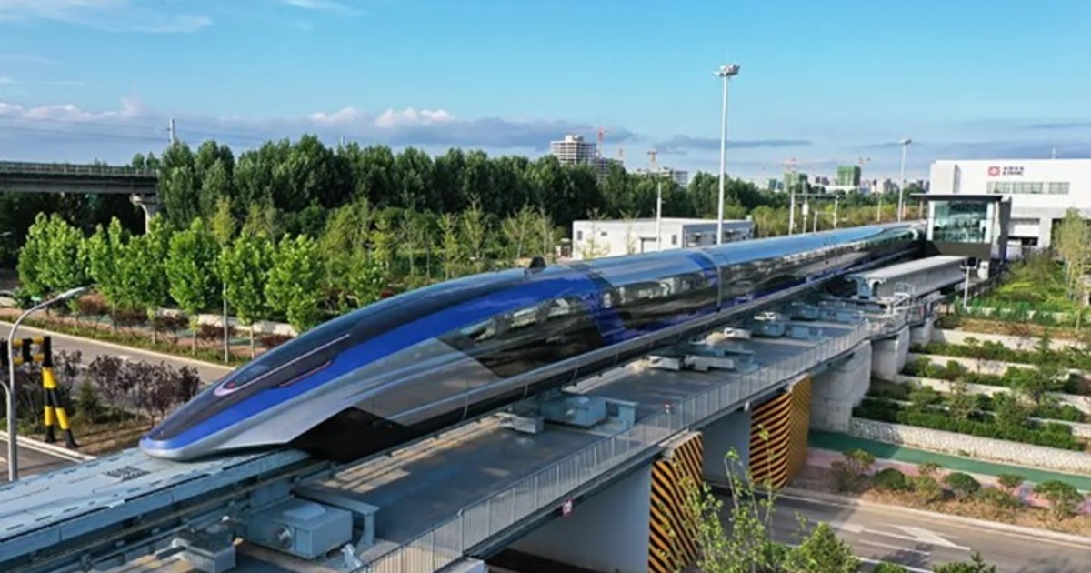 Tren bala chino rompe récord: 800 km/h en 5,3 segundos y sin conductor