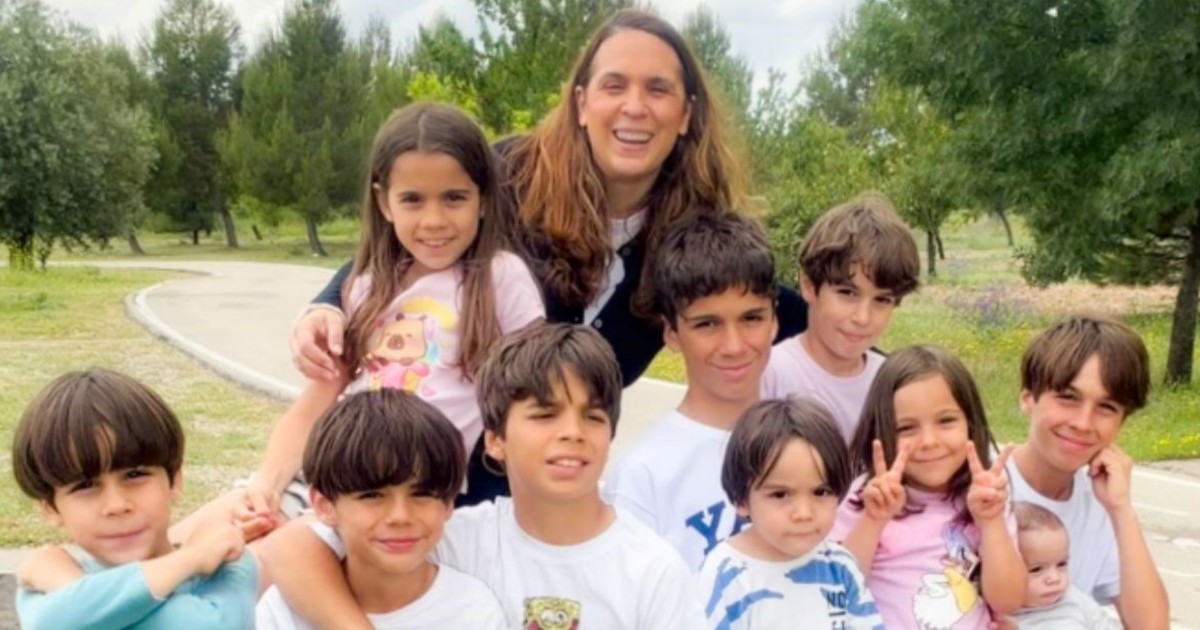 Madre de 10 hijos revela el secreto para llegar a fin de mes: “Gastamos unos 9.000 euros”