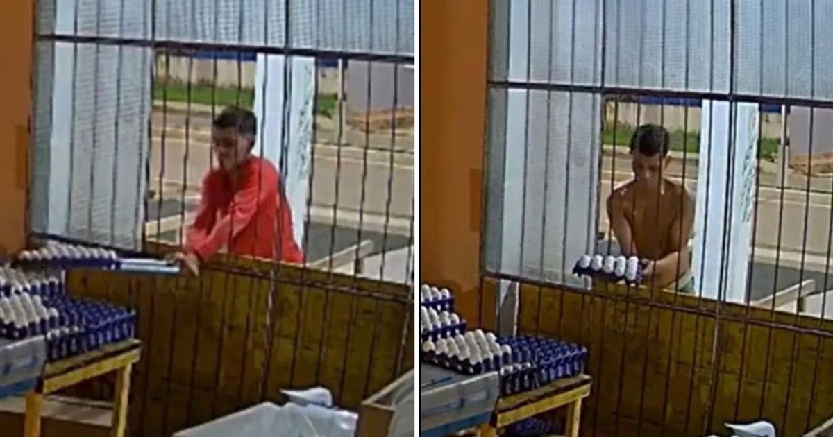 Insólito: ladrón intentó robar una caja de huevos usando dos palos de escoba