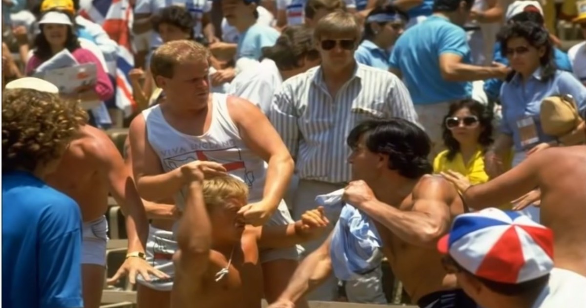 México 86: la leyenda de la batalla entre barras argentinos e hooligans ingleses