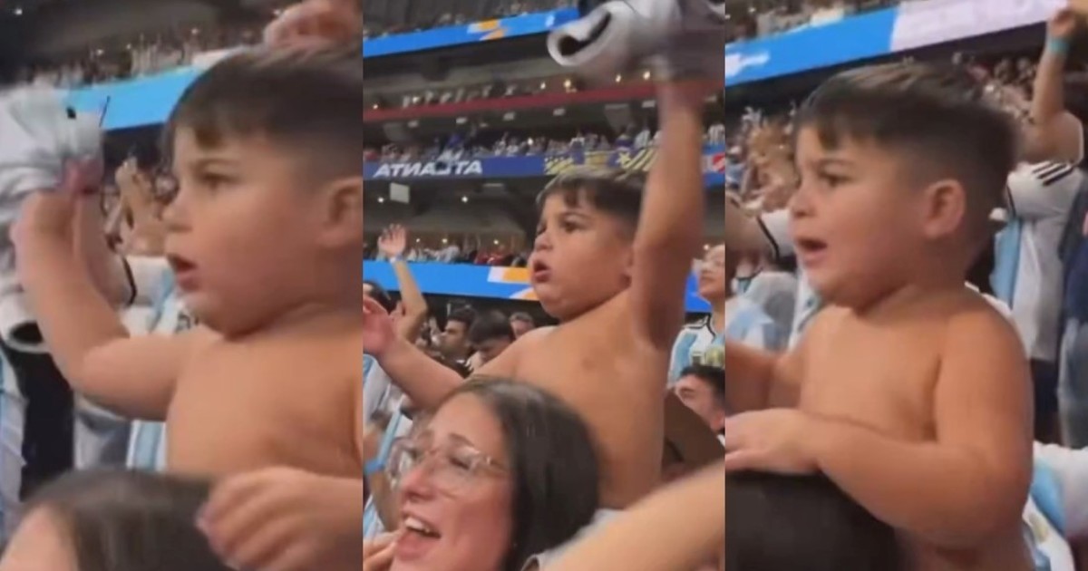 La tierna celebración de Benjamín, el hijo de Enzo Fernández, tras el triunfo de Argentina
