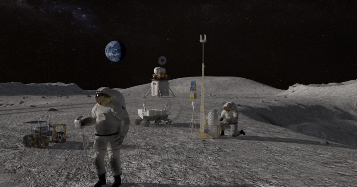 Microbios terrestres podrían colonizar el polo sur lunar, según la NASA