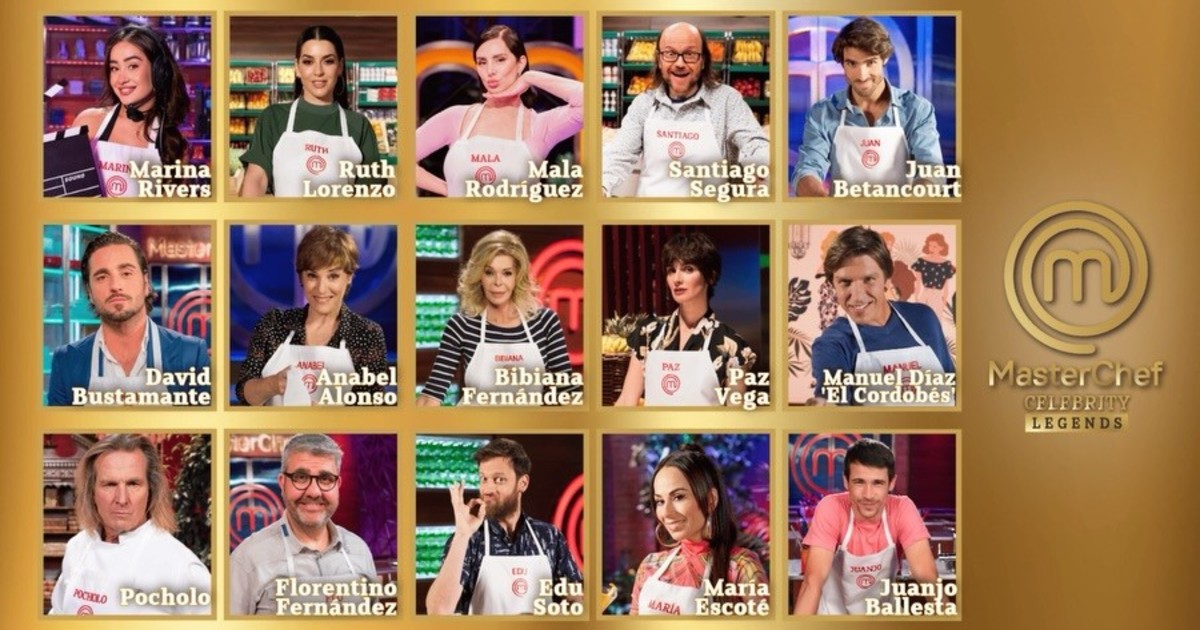 Segunda oportunidad: los 15 famosos que vuelven a las cocinas de 'MasterChef Celebrity Legends'
